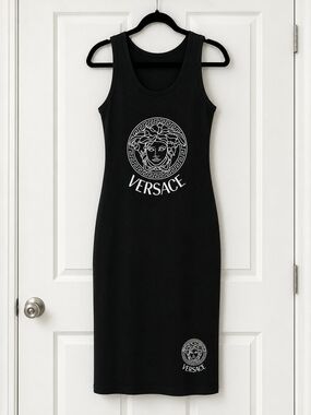 Black and White Tank Dress